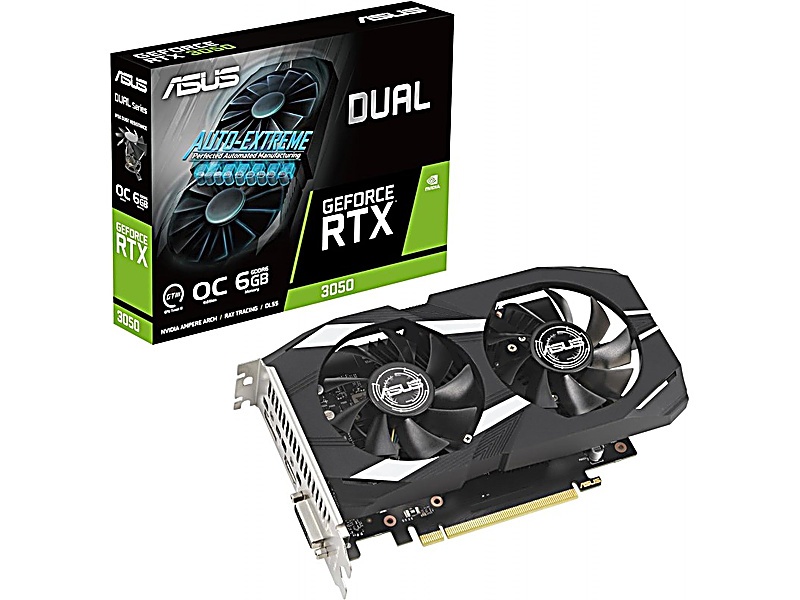 ASUS Dual GeForce RTX™ 3050 6GB GDDR6 RTX™ 3050 Ekran Kartı