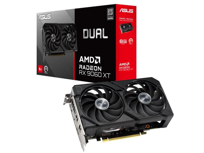 ASUS GEFORCE DUAL-RX9060XT-8G 8GB GDDR6 128BIT 1XHDMI 2XDP Ekran Kartı