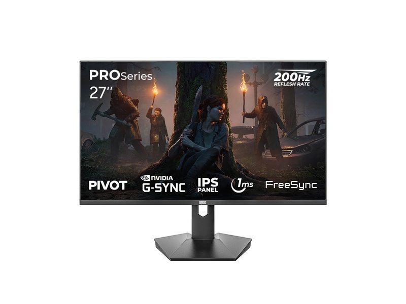 Dragos PROSeries P270FHD200 27" 1 ms Full HD Pivot IPS 200 Hz Oyuncu Monitörü