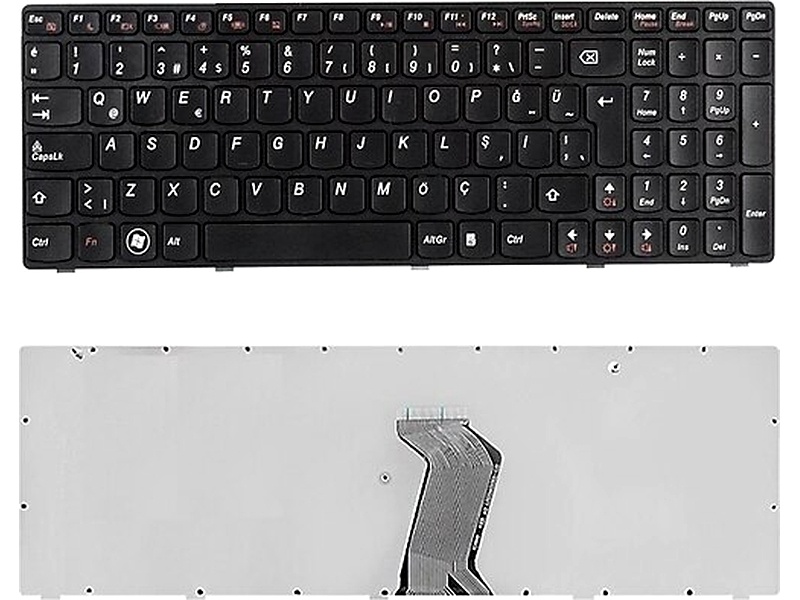 Lenovo G580 Klavye Siyah