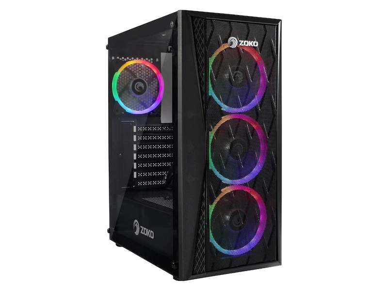 Zoko Melody Rainbow / Asus Dual Radeon RX580 4GB / İntel i5 9600k / 8GB DDR4 / 256GB Sata SSD / OEM PAKET